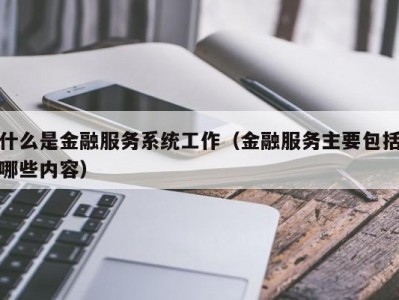 什么是金融服务系统工作（金融服务主要包括哪些内容）