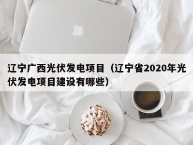 辽宁广西光伏发电项目（辽宁省2020年光伏发电项目建设有哪些）