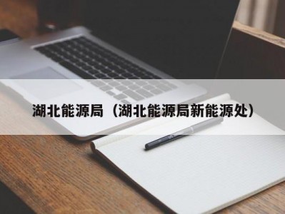 湖北能源局（湖北能源局新能源处）